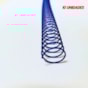 Espiral para Encadernação Metal Azul A4 33mm 250fls 10un