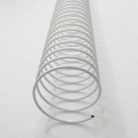 Espiral para Encadernação Metal Branco A4 14mm 85fls 10un