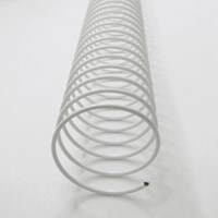 Espiral para Encadernação Metal Branco A4 17mm 100fls 10un