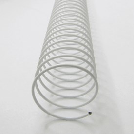 Espiral para Encadernação Metal Branco A4 25mm 160fls 10un