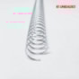 Espiral para Encadernação Metal Prata A4 25mm 160fls 10un