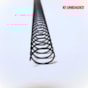 Espiral para Encadernação Metal Preto A4 14mm 85fls 10un