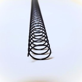Espiral para Encadernação Metal Preto A4 17mm 100fls 10un