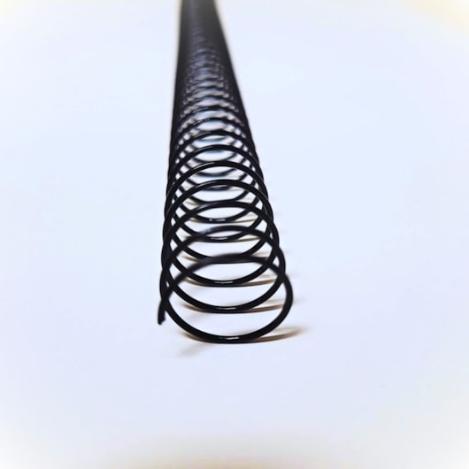 Espiral para Encadernação Metal Preto A4 17MM 100fls 50un