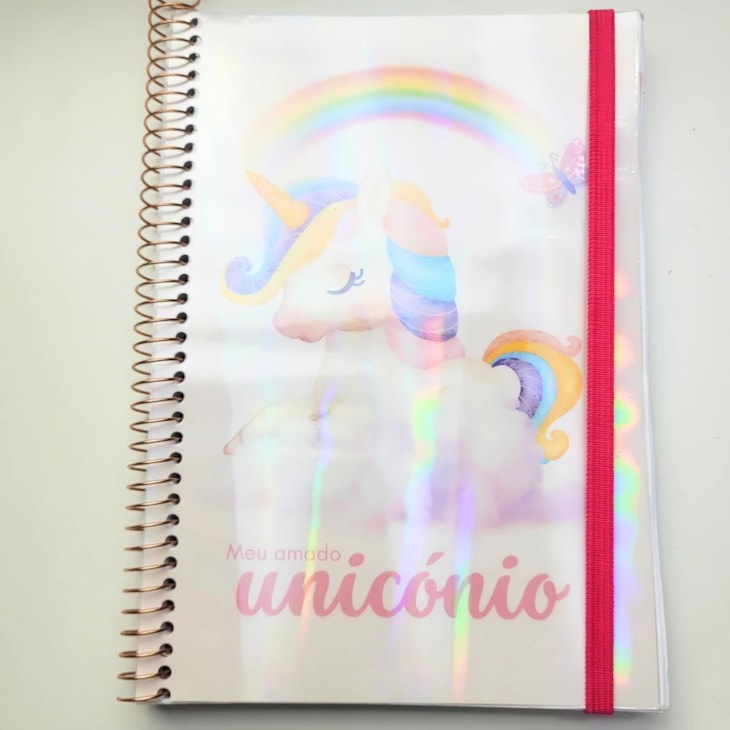 Espiral para Encadernação Metal Rose A4 25mm 6x1 160fls 10un