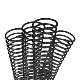 Espiral para Encadernação Preto 45mm para 400 Folhas 16un