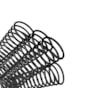 Espiral Para Encadernação Preto 9mm Para 50 Folhas 100un
