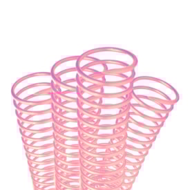 Espiral para Encadernação Rosa 23mm para 140 Folhas 60un