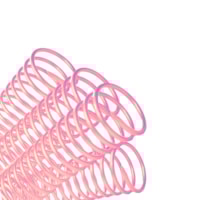 Espiral Para Encadernação Rosa 9mm para 50 Folhas 100un