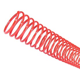 Espiral para Encadernação Vermelho 12mm para 70 folhas 100un