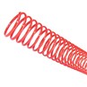 Espiral para Encadernação Vermelho 12mm para 70 folhas 100un