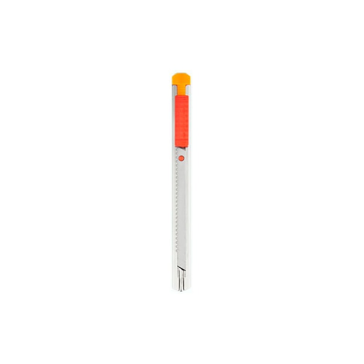 Estilete Retrátil Estreito 09mm Metálico ES0902 BRW 01un