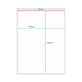 Etiqueta Adesiva para Impressora Térmica 10x15 400 Etiquetas