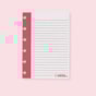 Fichas Pautadas Verticais Caderno Inteligente 180g 50 Folhas