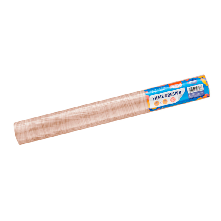 Filme Autoadesivo Decorativo 80mic Madeira Pinus 45cmx10m