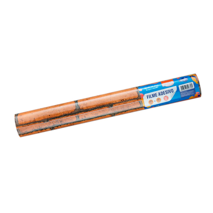 Filme Autoadesivo Decorativo 80mic Tijolo Comum 45cmx10m