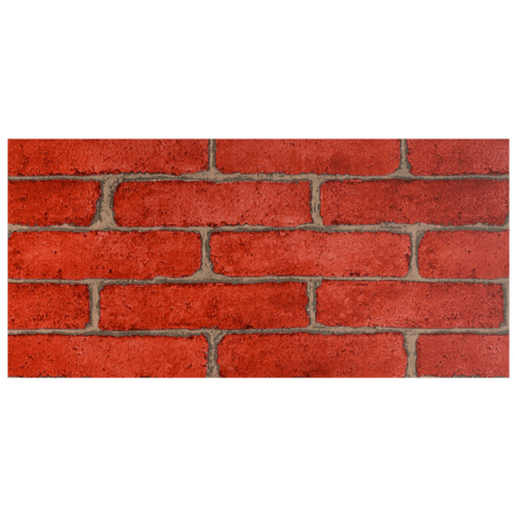 Filme Autoadesivo Decorativo 80mic Tijolo Vermelho 45cmx10m