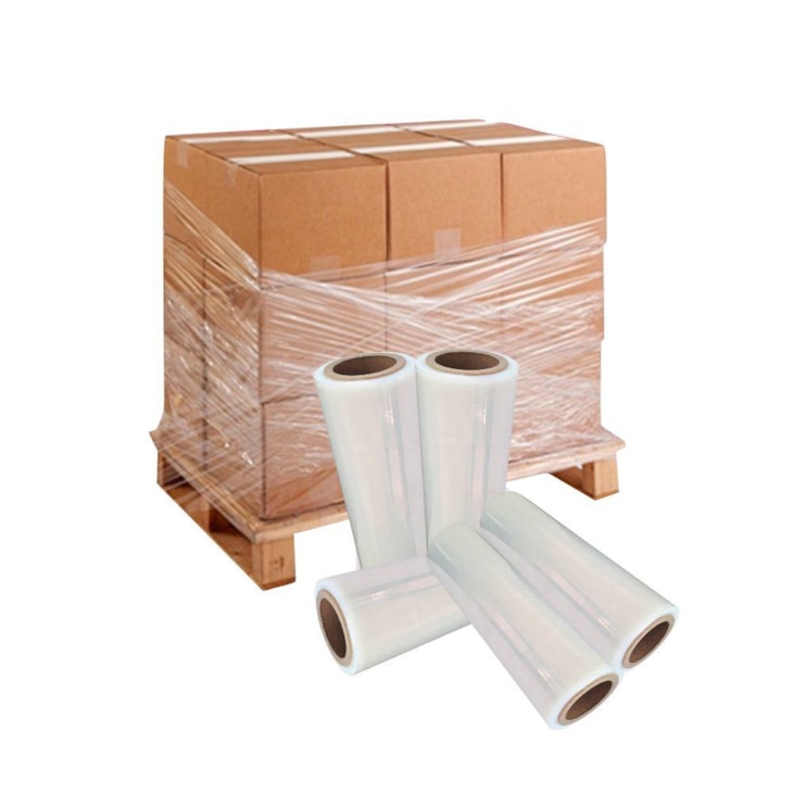 Filme Stretch transparente em Bobina 2kg com Tubete 01un
