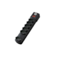 Filtro de Energia com 06 Tomadas Preto 06722 Bright 01un