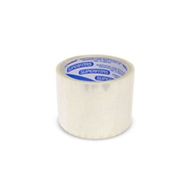 Fita Adesiva Transparente 70mm x100 Metros Super Fitas 01un