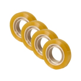 Fita Adesiva Transparente Pequena 12mm x10m Super Fitas 10un