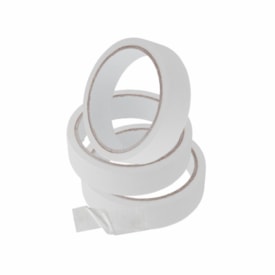 Fita Dupla Face Fina Adesiva 12mm x 30m Super Fitas 20un