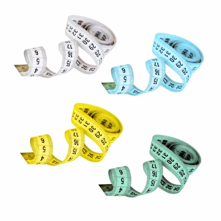 Fita Métrica Flexível 1,5m Corporal Costura Artesanato 01un