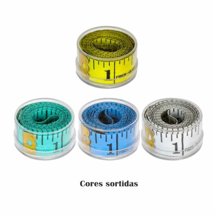 Fita Métrica Flexível 1,5m Corporal Costura Artesanato 01un