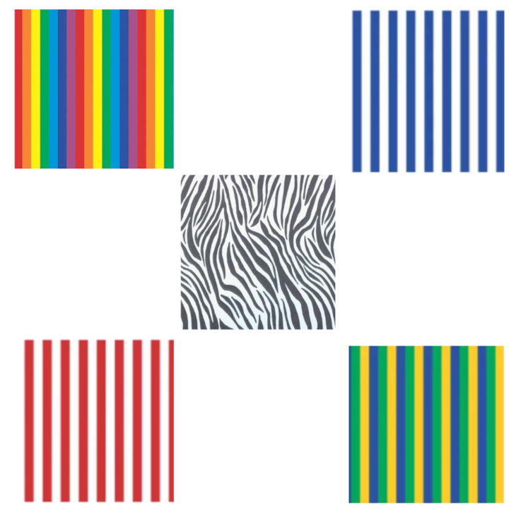 Folha de EVA Estampado 5 modelos 40X48cm Marpax 10un 