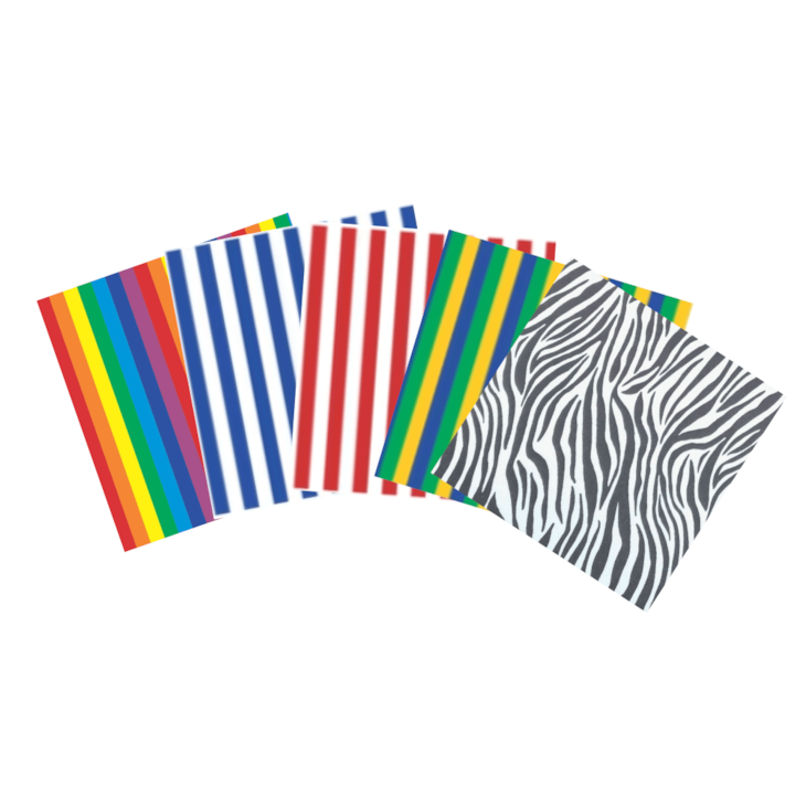 Folha de EVA Estampado 5 modelos 40X48cm Marpax 10un 
