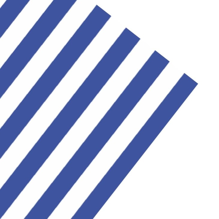 Folha de EVA Listrado Azul/Branco 40x48cm 1,5mm com 10un