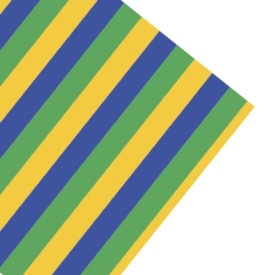 Folha de Eva Listrado Brasil 40X48cm 1,5mm Pacote com 10un