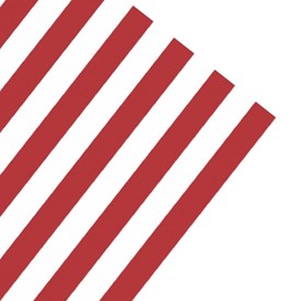 Folha de EVA Listrado Vermelho/Branco 40x48cm 1,5mm com 10un