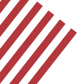 Folha de EVA Listrado Vermelho/Branco 40x48cm 1,5mm com 10un