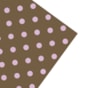 Folha de EVA Poá Marrom/Rosa 40x48cm 1,5mm pacote com 10 un
