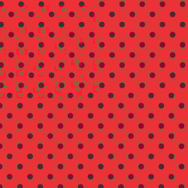 Folha de EVA Poá Vermelho/Preto 40x48cm 1,5mm pacote com 10 un