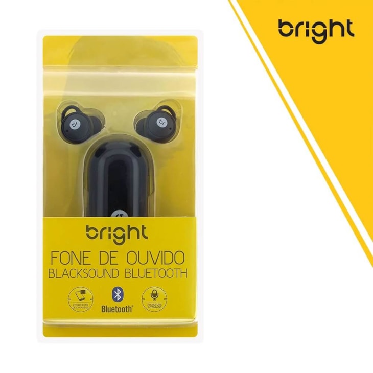 Fone Bluetooth Sem Fio Blacksound Com Microfone Bright 514