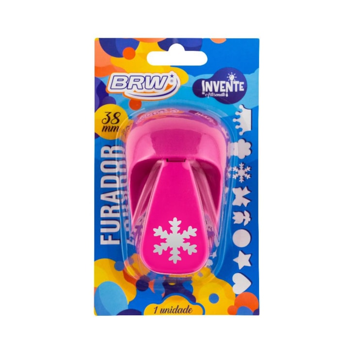 Furador de EVA e Papel Scrap Floco de Neve Médio 38mm 01 un
