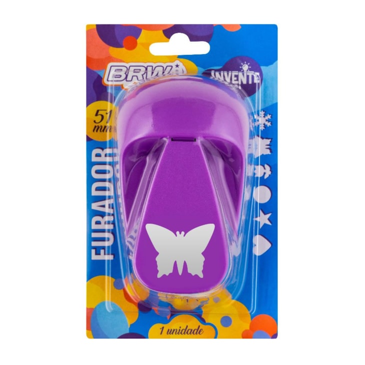 Furador de EVA e Papel Scrapbook Borboleta Grande 51mm 01 un