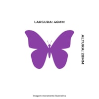 Furador de Eva e Papel Scrapbook Borboleta Grande 51mm 01un