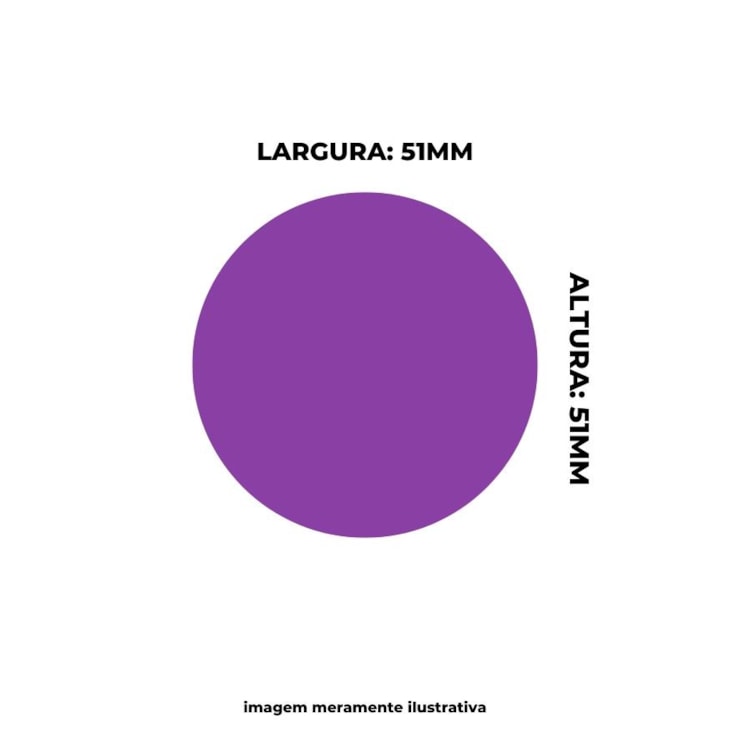 Furador de Eva e Papel Scrapbook Circulo Grande 51mm 01un