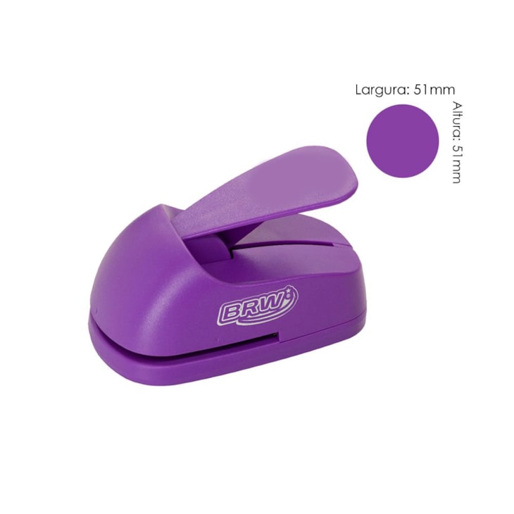 Furador de Eva e Papel Scrapbook Circulo Grande 51mm 01un