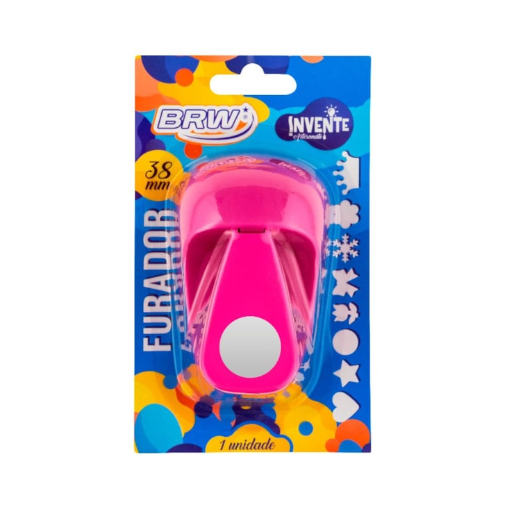 Furador de EVA e Papel Scrapbook Circulo Médio 38mm 01 un