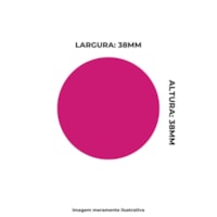 Furador de Eva e Papel Scrapbook Circulo Médio 38mm 01un