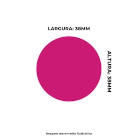 Furador de Eva e Papel Scrapbook Circulo Médio 38mm 01un