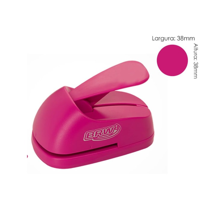 Furador de Eva e Papel Scrapbook Circulo Médio 38mm 01un