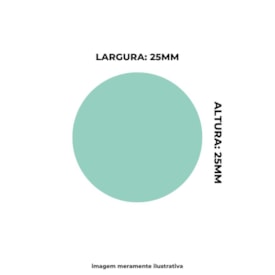 Furador de Eva e Papel Scrapbook Circulo Pequeno 25mm 01un