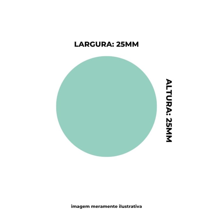 Furador de Eva e Papel Scrapbook Circulo Pequeno 25mm 01un