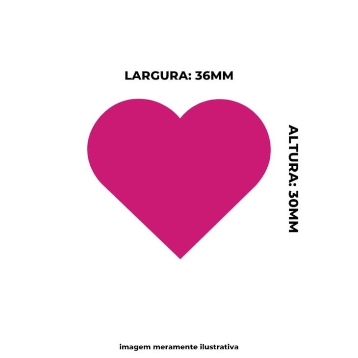 Furador de Eva e Papel Scrapbook Coração Médio 38mm 01un