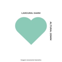 Furador de Eva e Papel Scrapbook Coração Pequeno 25mm 01un